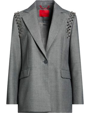 MAX&Co. Single-Breasted Blazer - Gray