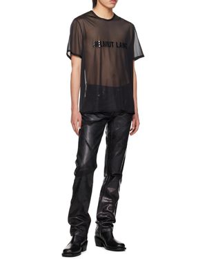 Helmut Lang Front Logo T-Shirt - Black