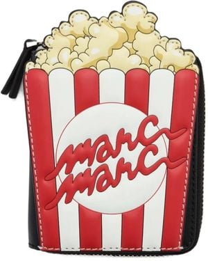 Marc Jacobs Popcorn Slim Compact Wallet - Red