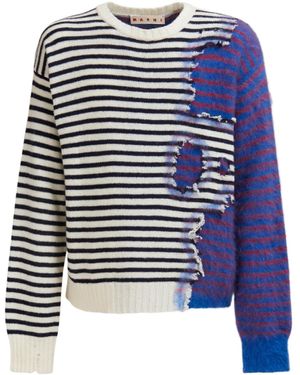 Marni Striped Sweater - Blue