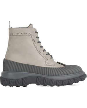 Thom Browne Longwing Duck Boots - Grey
