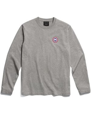 Canada Goose Vantage Long Sleeve T-Shirt - Grey