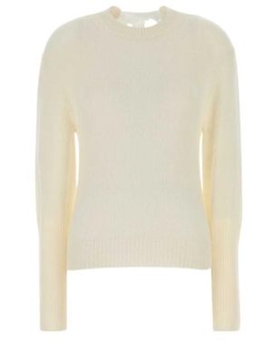 Lanvin Crew-Neck Sweater - White