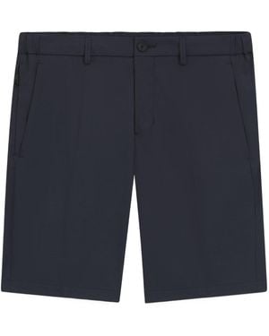 BOSS Boss Water-Repellent Finish Easy-Iron Shorts - Blue