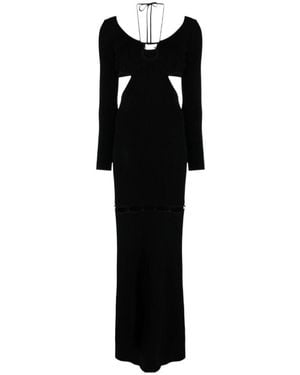 Nanushka Varda Ribbed Dress - Black