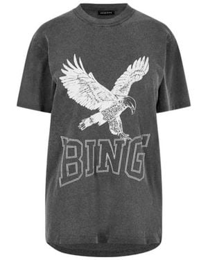 Anine Bing Short-Sleeved T-Shirt - Gray