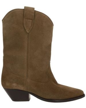 Isabel Marant Pointed-Toe Ankle Boots - Brown