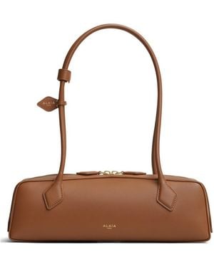 Alaïa Alaïa Le Teckel Medium Shoulder Bag - Brown