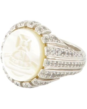 Vivienne Westwood Josefa Ring - White