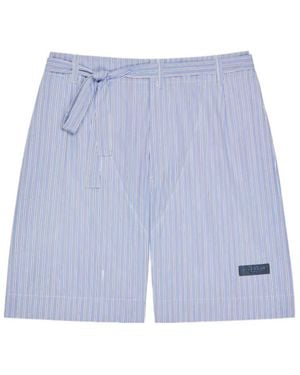 Givenchy Striped Bermuda Shorts - Blue