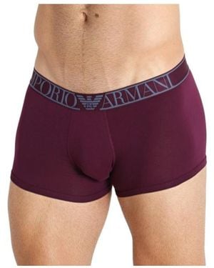 Emporio Armani Elastic Waist Underwear - Purple