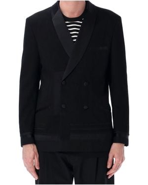 Junya Watanabe Double-Breasted Tailored Blazer - Black