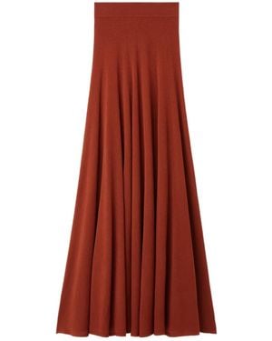 Loro Piana Hibiscus Skirt - Red