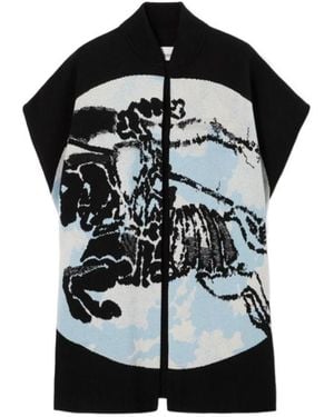 Burberry Cloud Cashmere Cape - Black