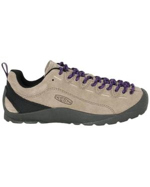 Keen Round-Toe Sneakers - Brown