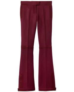 Miu Miu Pantalon En Double Laine - Red
