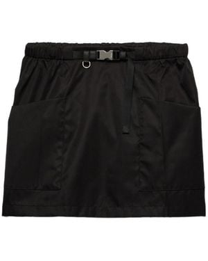 Prada Belted Skirt - Black