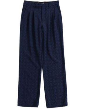 Marine Serre Pants - Blue
