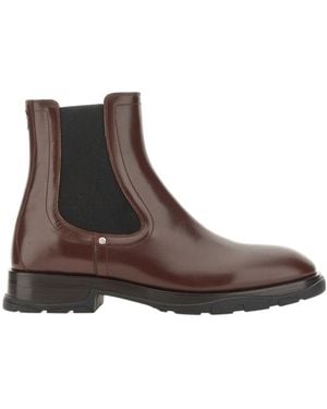 McQueen Beatle Boots - Brown