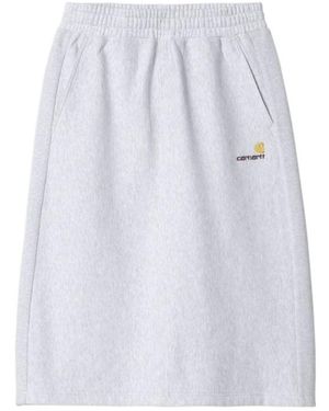 Carhartt W' American Script Sweat Skirt - White