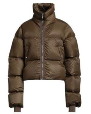 Rick Owens Thick Padded Down Jacket - Brown