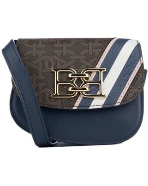 Bally Emblem Signage Shoulder Bag - Blue