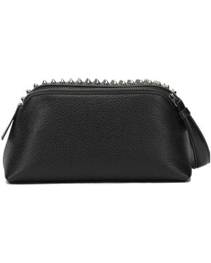 Christian Louboutin Funky Stud Detailed Pouch - Black