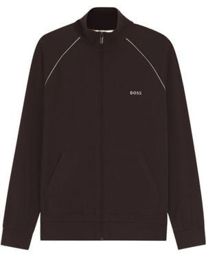 BOSS Zip-Up Jacket - Black