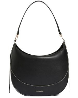 Vanessa Bruno Large Top Handle Curved Shoulder Bag - Black