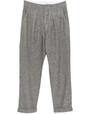 RANRA Pleated Cuffed Trousers - Grey