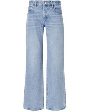 FRAME Jeans With Belt Loops - Blue
