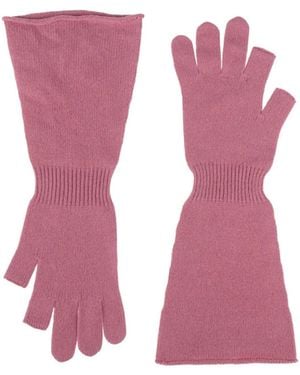 Rick Owens Knitted Gloves - Pink