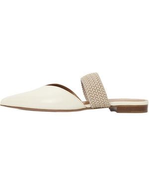 Malone Souliers Maisie Flat Mules - White