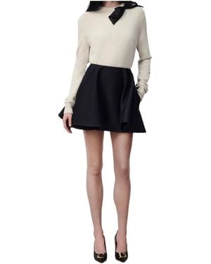 Dior Flared Miniskirt - Black