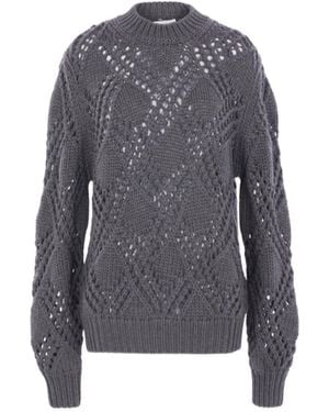 Jil Sander Crew Neck Sweater - Blue