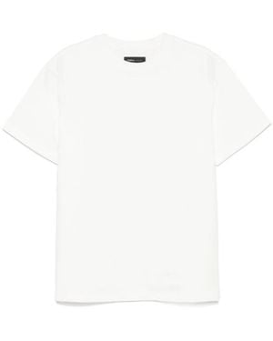 Purple Brand Logo-Print Cotton T-Shirt - White