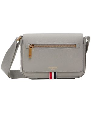 Thom Browne Flap Crossbody Bag - Gray