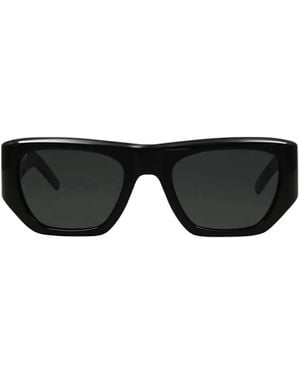 Saint Laurent Solid-Color Fashion Sunglasses - Black