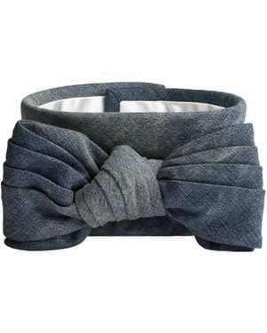 Dior Adjustable Bow Tie Collar - Blue