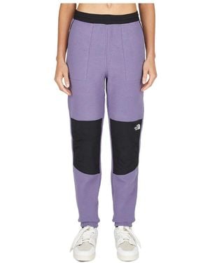 The North Face Denali Color-Block Track Trousers - Purple