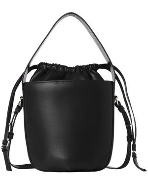 Chloé Sense Leather Bucket Bag - Black