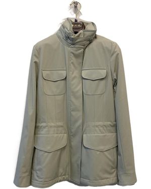 Loro Piana Zipped High Neck Coat - Green