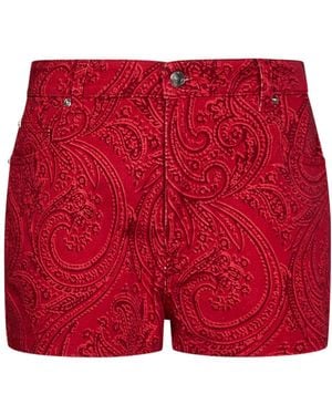 Etro Shorts - Red