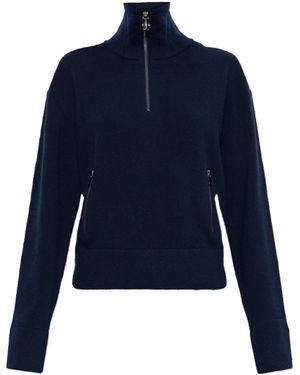 Victoria Beckham Zip-Up Knitwear - Blue