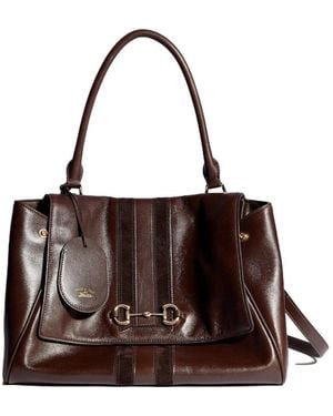 Gucci Paparazzo Medium Top Handle Bag - Brown