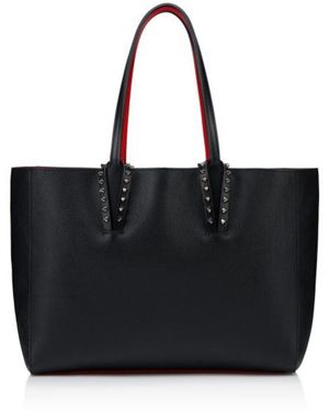 Christian Louboutin Cabata Stud Detailed Small Tote Bag - Black