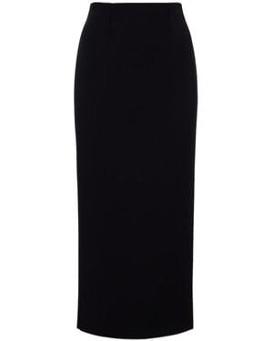 Roland Mouret Crêpe Pencil Skirt - Black