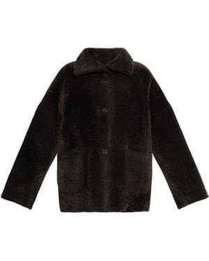 Arma Long-Sleeved Coat - Black