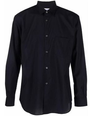 Comme des Garçons Comme Des Garçons Shirt Long-Sleeved Buttoned Shirt - Blue