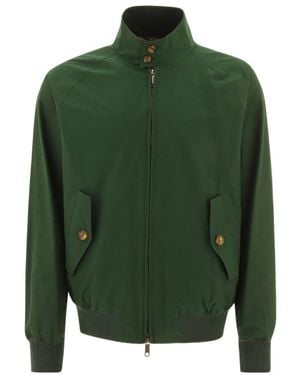 Baracuta G 9 Harrington Zip-Up Bomber Jacket - Green